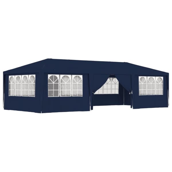 Katokset & huvimajat - Living Ammattilaisten juhlateltta sivuseinillä 4x9 m sininen 90 g/m²