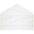 Miniatyrbillede 5 af 9: Festtelte & havepavilloner - Living pavillon med tag 4,46x4,08x3,22 m polyethylen hvid