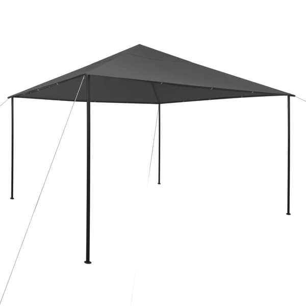 Partytält & paviljoner - Living Paviljong 4x4x3 m antracit 180 g/m²