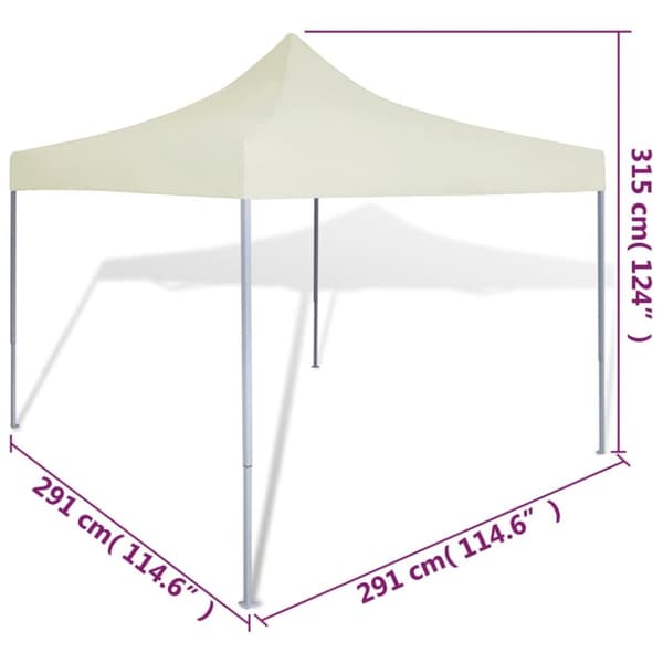 Partytält & paviljoner - Living Partytält 3 x 3 m gräddvit