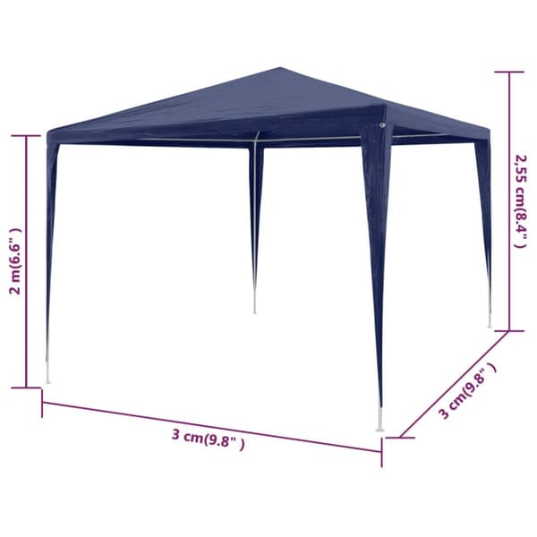 Partytält & paviljoner - Living Partytält 3x3 blå