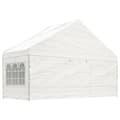 Miniatyrbillede 2 af 7: Festtelte & havepavilloner - Living pavillon med tag 5,88x2,23x3,75 m polyethylen hvid