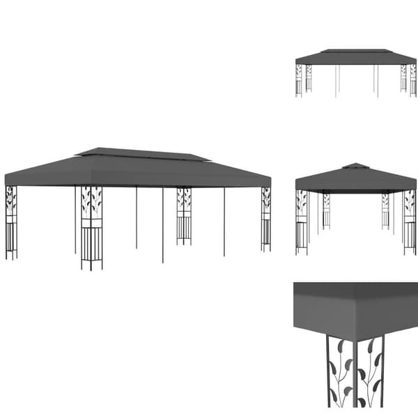 Partytält & paviljoner - Living Paviljong 3x6 m antracit