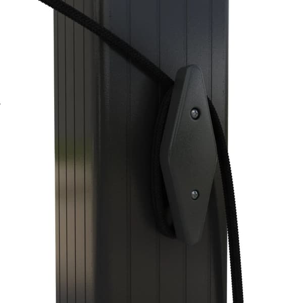 Festtelte & havepavilloner - Living havepavillon med sammenrulleligt tag 3x3 m antracitgrå