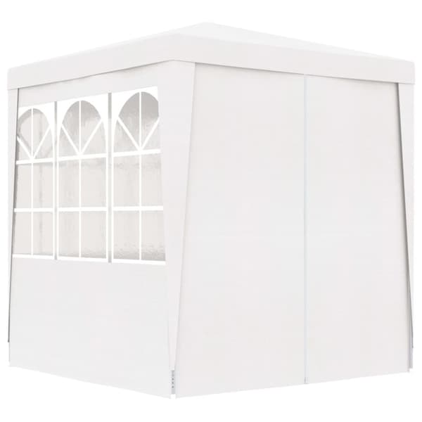 Festtelte & havepavilloner - Living festtelt med sidevægge 2x2 m 90 g/m² hvid