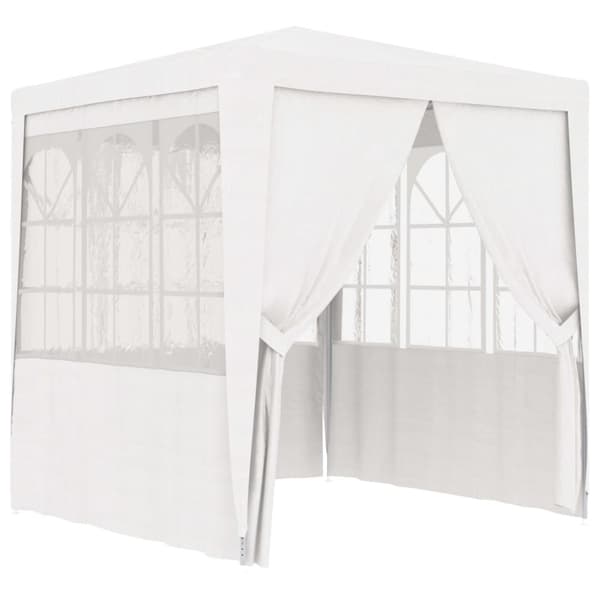 Festtelte & havepavilloner - Living festtelt med sidevægge 2x2 m 90 g/m² hvid