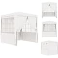 Miniatyrbillede 1 af 9: Festtelte & havepavilloner - Living festtelt med sidevægge 2x2 m 90 g/m² hvid
