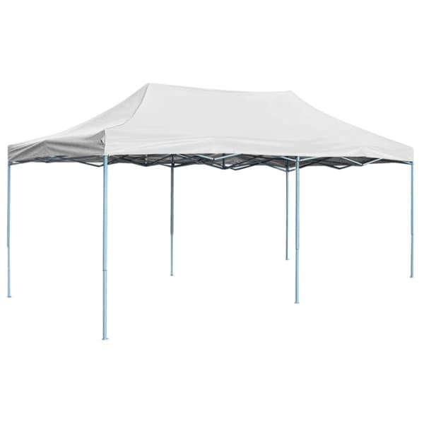 Partytält & paviljoner - Living Hopfällbart partytält 3x6 m stål vit