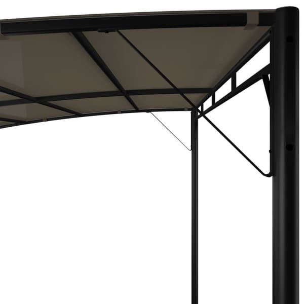 Festtelte & havepavilloner - Living havemarkise 3x3x2,55 m gråbrun