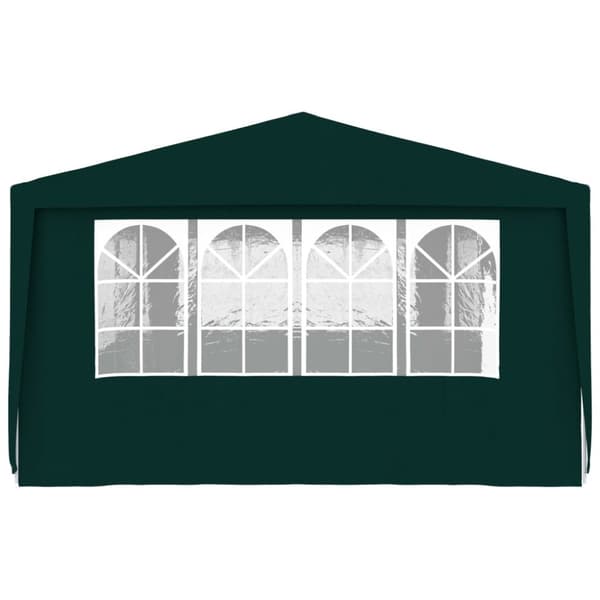 Partytält & paviljoner - Living Professionellt partytält med väggar 4x9 m grön 90 g/m²