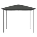 Miniatyrbild 3 av 5: Partytält & paviljoner - Living Paviljong 3x3x2,6 m antracit 160 g/m²