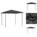 Miniatyrbild 1 av 5: Partytält & paviljoner - Living Paviljong 3x3x2,6 m antracit 160 g/m²