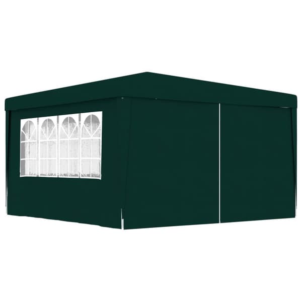 Festtelte & havepavilloner - Living festtelt med sidevægge 4x4 m 90 g/m² grøn
