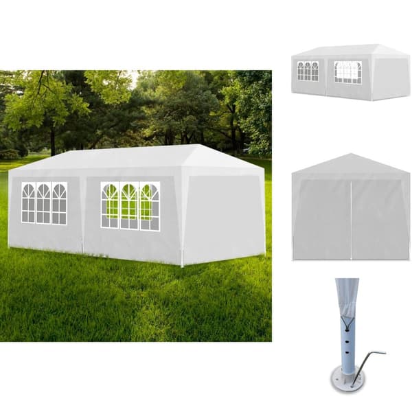 Festtelte & havepavilloner - Living festtelt 3 x 6 m hvid