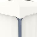 Miniatyrbillede 7 af 8: Festtelte & havepavilloner - Living pavillon med gardin 4x3 m aluminium cremefarvet
