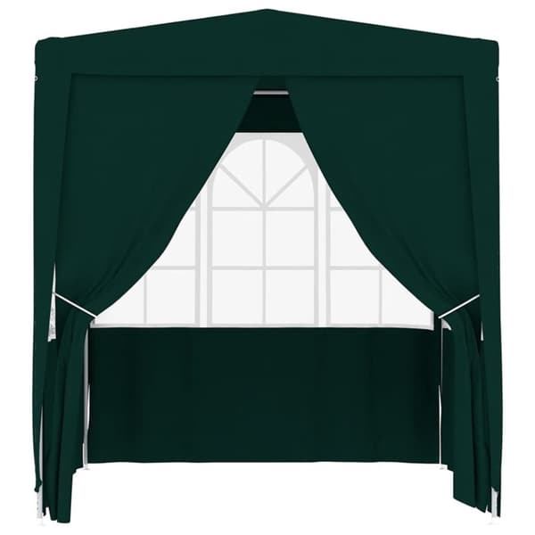 Festtelte & havepavilloner - Living festtelt med sidevægge 2,5x2,5 m 90 g/m² grøn