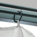 Miniatyrbillede 11 af 11: Festtelte & havepavilloner - Living havepavillon med gardin 400x300 cm aluminium cremefarvet