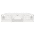 Miniatyrbillede 4 af 10: Festtelte & havepavilloner - Living festtelt med sidevægge 4x9 m 90 g/m² hvid