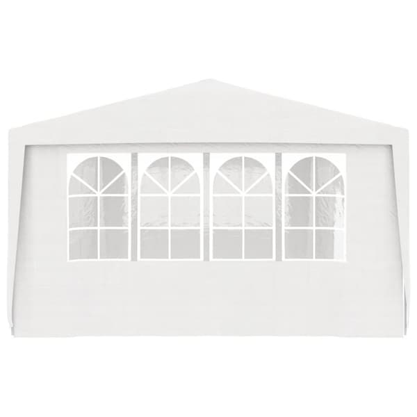 Festtelte & havepavilloner - Living festtelt med sidevægge 4x9 m 90 g/m² hvid
