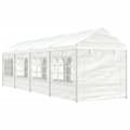 Miniatyrbillede 3 af 9: Festtelte & havepavilloner - Living pavillon med tag 8,92x2,28x2,69 m polyethylen hvid