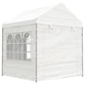 Miniatyrbillede 4 af 9: Festtelte & havepavilloner - Living pavillon med tag 8,92x2,28x2,69 m polyethylen hvid