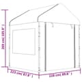 Miniatyrbillede 9 af 9: Festtelte & havepavilloner - Living pavillon med tag 8,92x2,28x2,69 m polyethylen hvid
