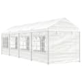 Miniatyrbillede 2 af 9: Festtelte & havepavilloner - Living pavillon med tag 8,92x2,28x2,69 m polyethylen hvid