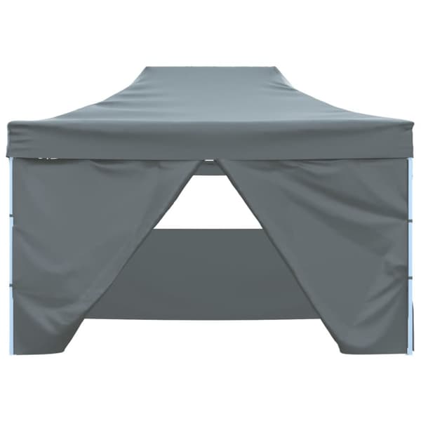 Kokoontaittuva juhlateltta 4 seinällä pop-up 3x4,5m antrasiitti - Juhlateltta - Juhlateltat - Home & Living