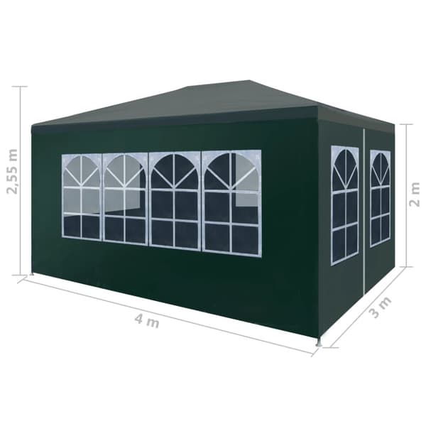 Festtelt 3 x 4 m grøn - Festtelt - Festtelte - Home & Living