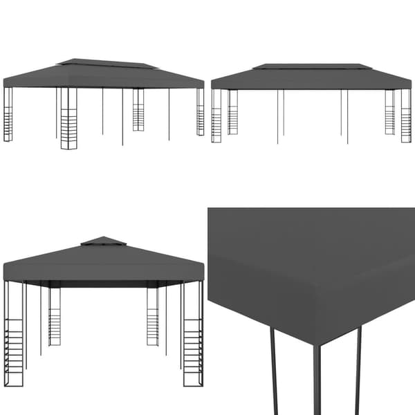 Pavillontelt 3x6 m antracitgrå - Pavillon - Pavilloner - Home & Living