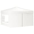 Pikkukuva 4 / 11: Kokoontaittuva juhlateltta sivuseinillä valkoinen 3x3 m - Juhlateltta - Juhlateltat - Home & Living