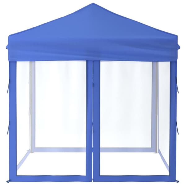 Kokoontaittuva juhlateltta sivuseinillä sininen 2x2 m - Juhlateltta - Juhlateltat - Home & Living