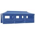 Miniatyrbild 3 av 11: Pop-Up hopfällbart partytält med 8 sidoväggar blå 3x9 m - Partytält - Festtält - Home & Living