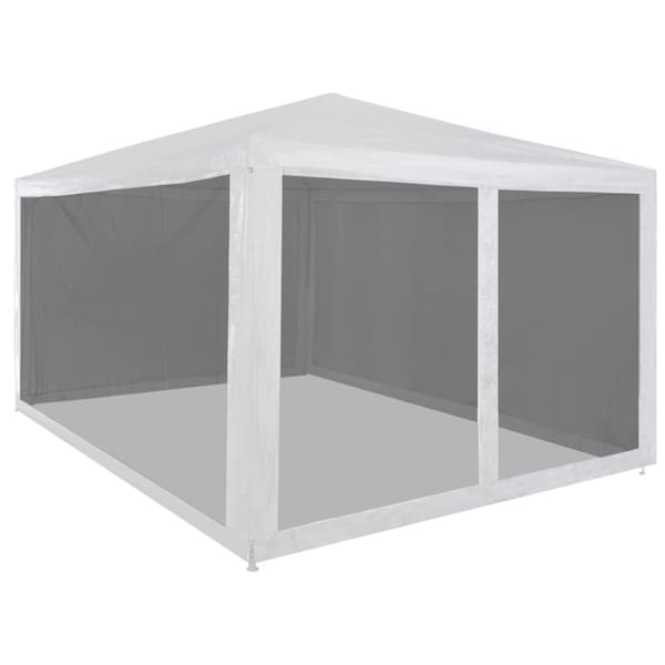 Partytält med 4 sidoväggar i nät 4x3 m - Partytält - Festtält - Home & Living