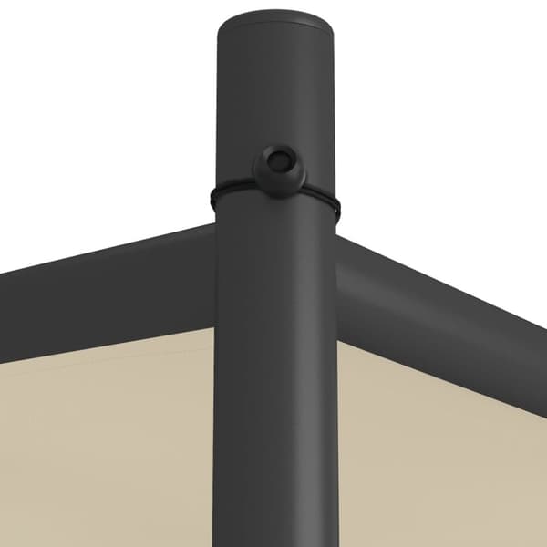 Pavillon 4x4 m 180 g/m² stof og stål beige - Pavillon - Pavilloner - Home & Living