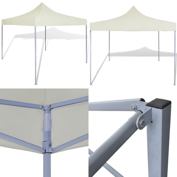 Telt 3x3 m foldbart cremefarvet - Lysthus - Lysthuse - Home & Living