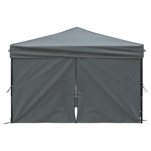 Hopfällbart partytält med sidoväggar antracit 3x3 m - Partytält - Party Tält - Home & Living
