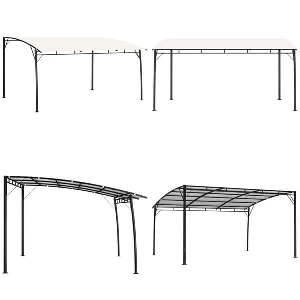 Fritstående markise 4x3x2,55 m cremefarvet - Markise - Markiser - Home & Living
