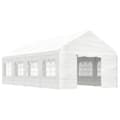 Miniatyrbillede 3 af 9: Pavillon med tag 8,92x4,08x3,22 m polyethylen hvid - Pavillon - Pavilloner - Home & Living