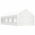Miniatyrbillede 2 af 9: Pavillon med tag 8,92x4,08x3,22 m polyethylen hvid - Pavillon - Pavilloner - Home & Living