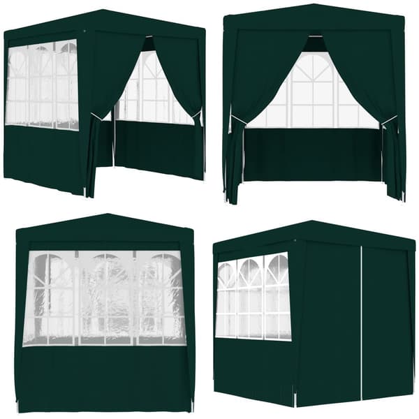 Festtelt med sidevægge 2,5x2,5 m 90 g/m² grøn - Festtelt - Festtelte - Home & Living