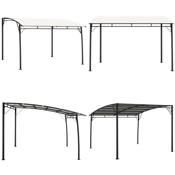 Fritstående markise 3x3x2,55 m cremefarvet - Markise - Markiser - Home & Living