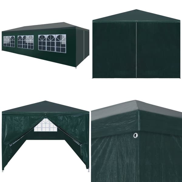 Partytält 3x9 m grön - Partytält - Festtält - Home & Living