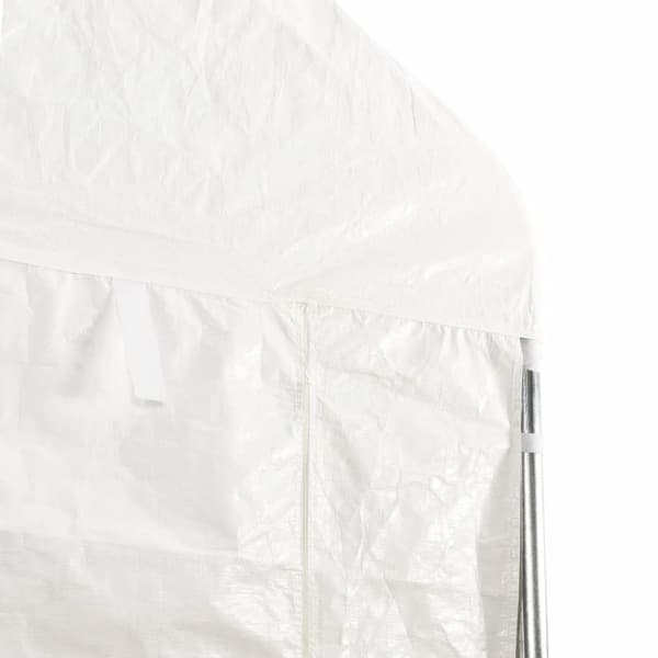 Pavillon med tag 8,92x2,28x2,69 m polyethylen hvid - Pavillon - Pavilloner - Home & Living