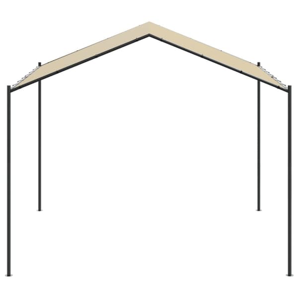 Paviljong beige 4x4 m stål och tyg - Tält - Trädgårdstält - Home & Living