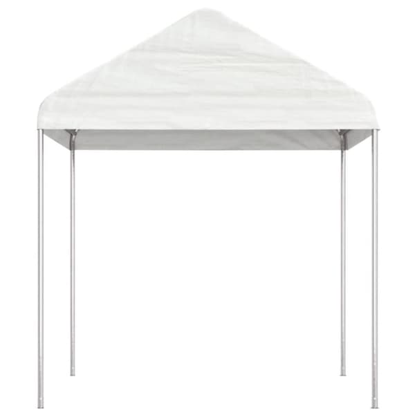 Paviljong med tak vit 2,28x2,23x2,69 m polyeten - Partytält - Party Tält - Home & Living