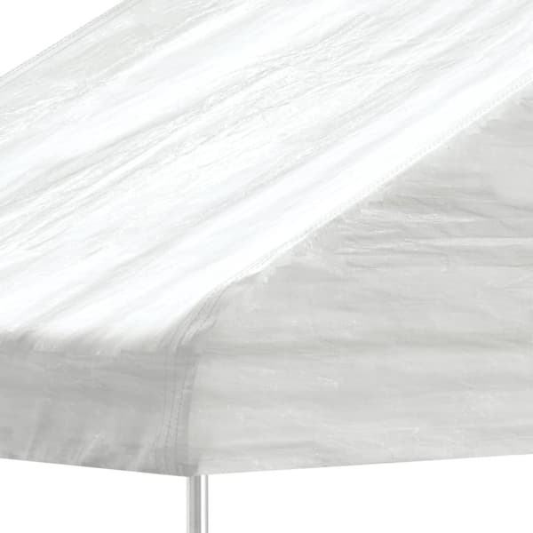 Paviljong med tak vit 2,28x2,23x2,69 m polyeten - Partytält - Party Tält - Home & Living