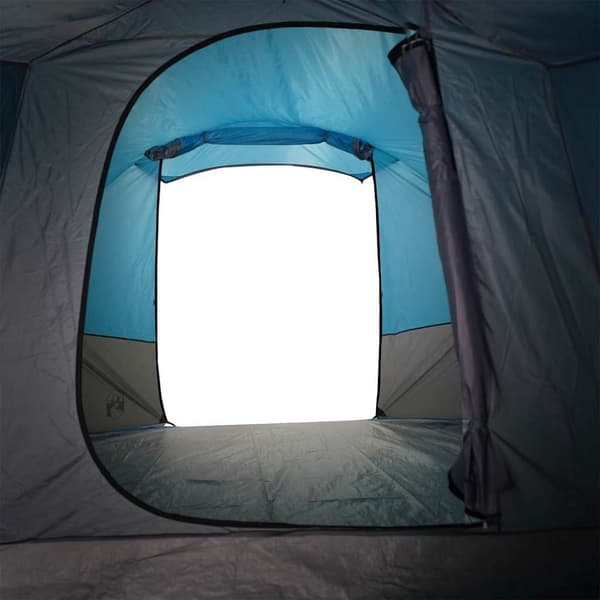 vidaXL Campingtält tunnel 4 personer blå vattentätt