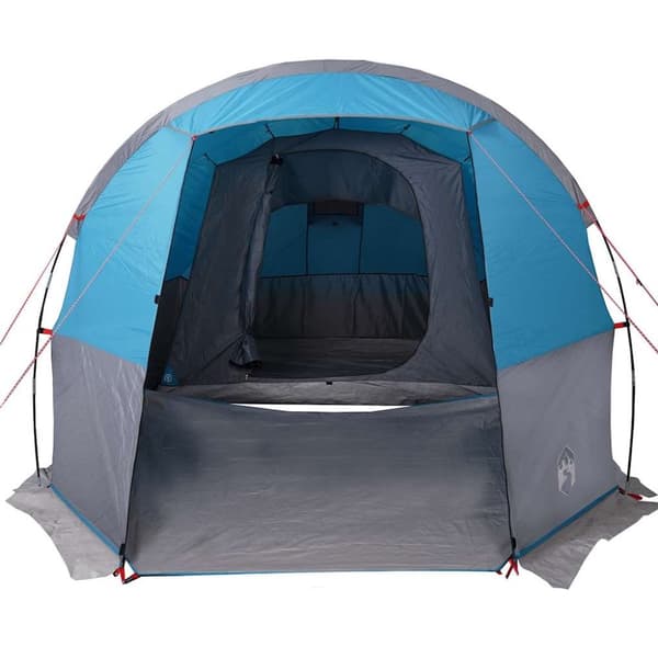 vidaXL 4-personers campingtelt vandtæt blå