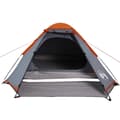 Miniatyrbilde 6 av 11: vidaXL Kuppeltelt for camping 2 personer grå og oransje vanntett